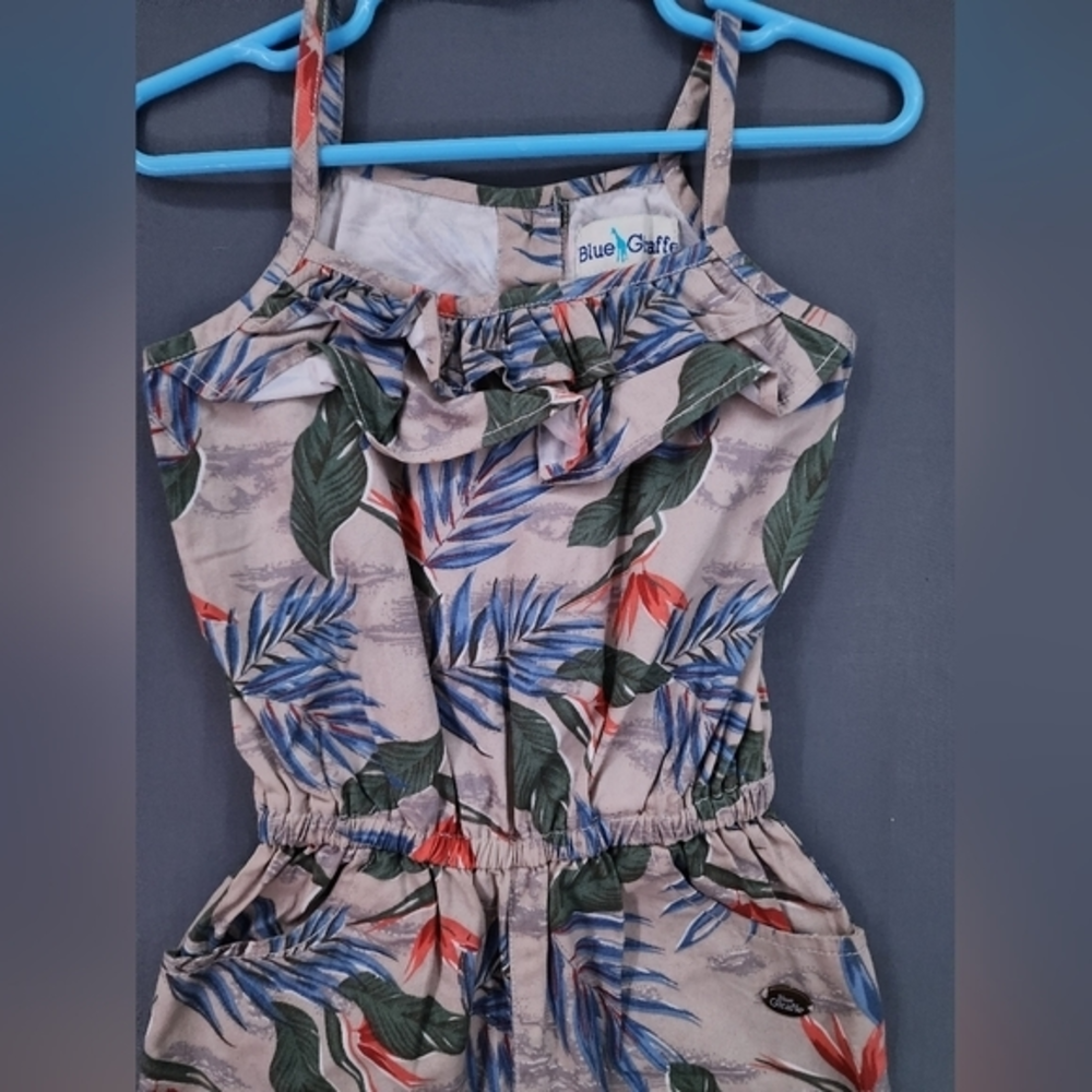 Girls Blue‎ Giraffe Jumper